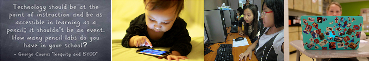 Technology should be at the point of instruction and be as accessible in learning as a pencil; it shouldn't be an event.