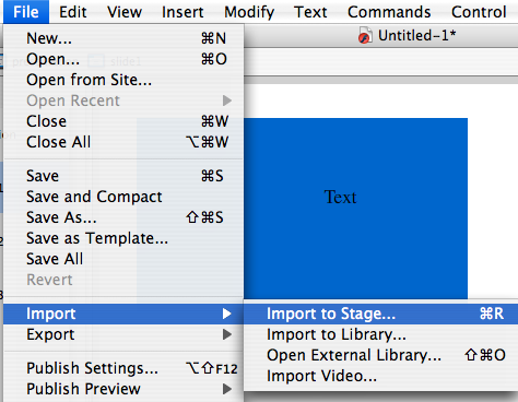 Import options