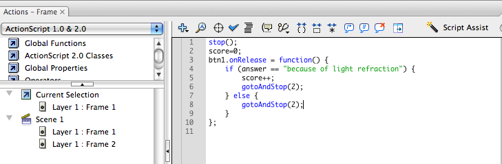Actions for User Input text