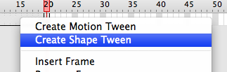 Shape Tween insert