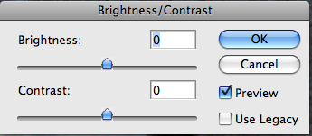 brightness levels