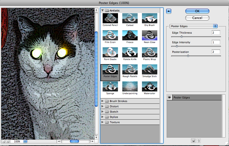 Filter options